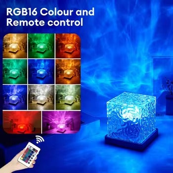 OceanWave™ Projector Crystal Lamp