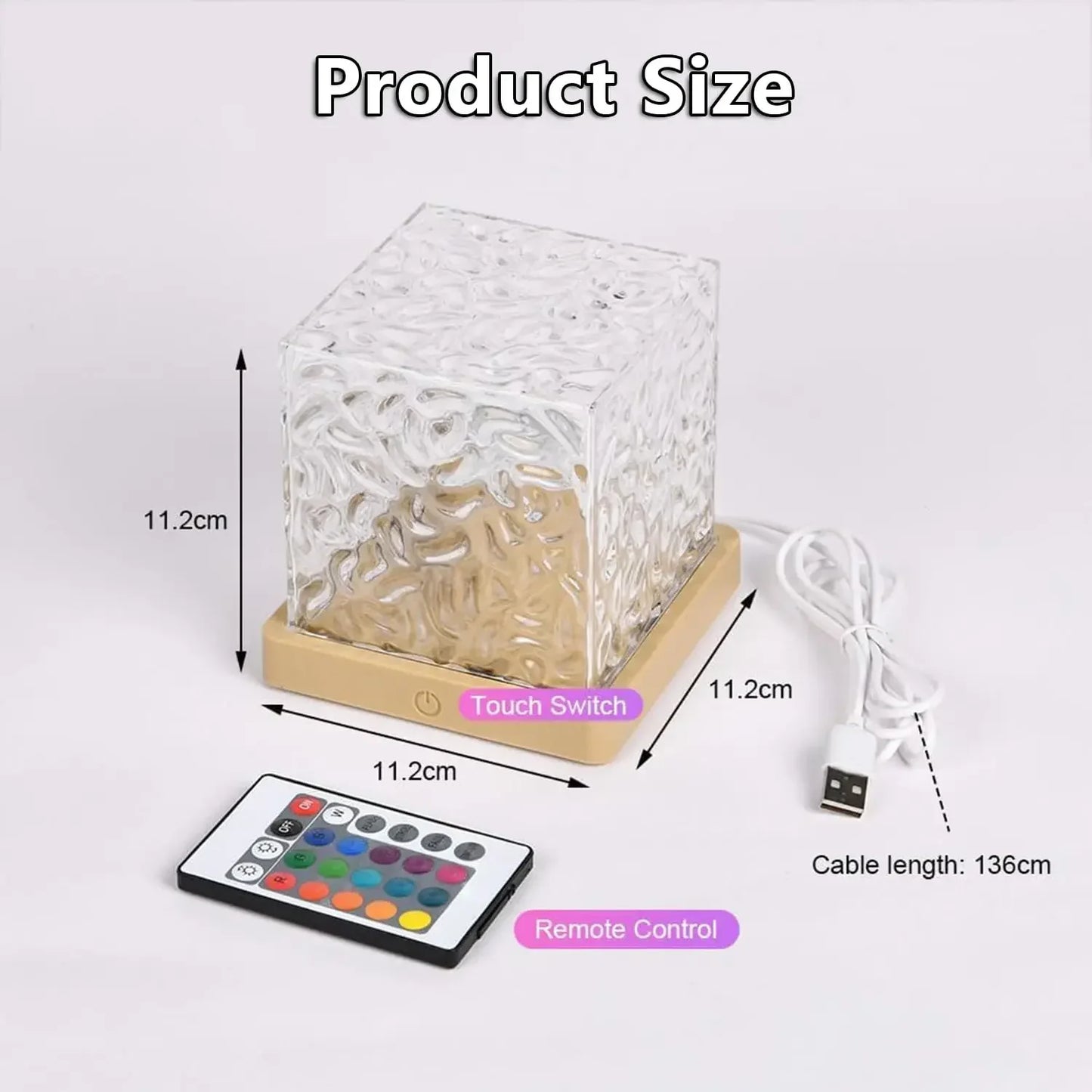OceanWave™ Projector Crystal Lamp