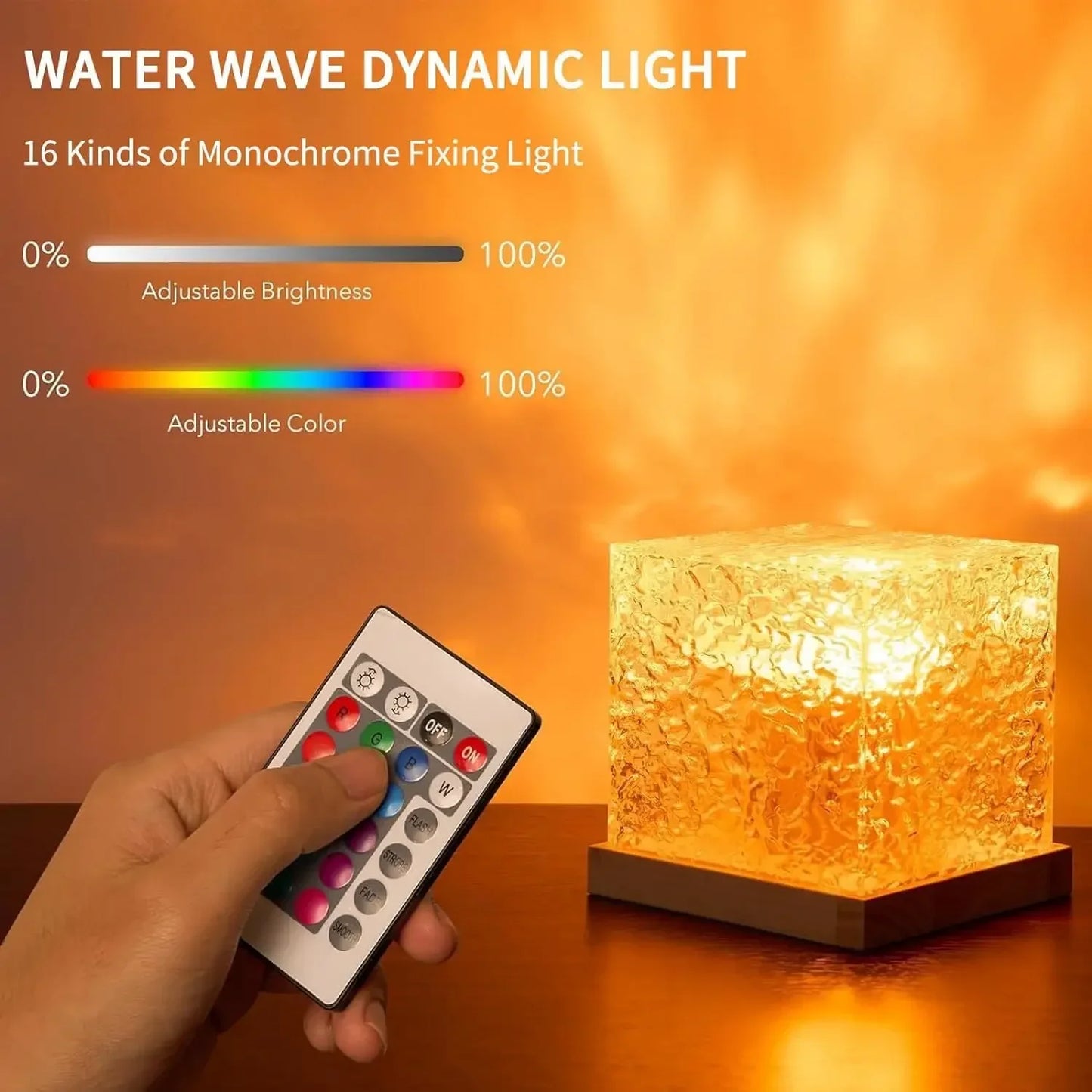 OceanWave™ Projector Crystal Lamp