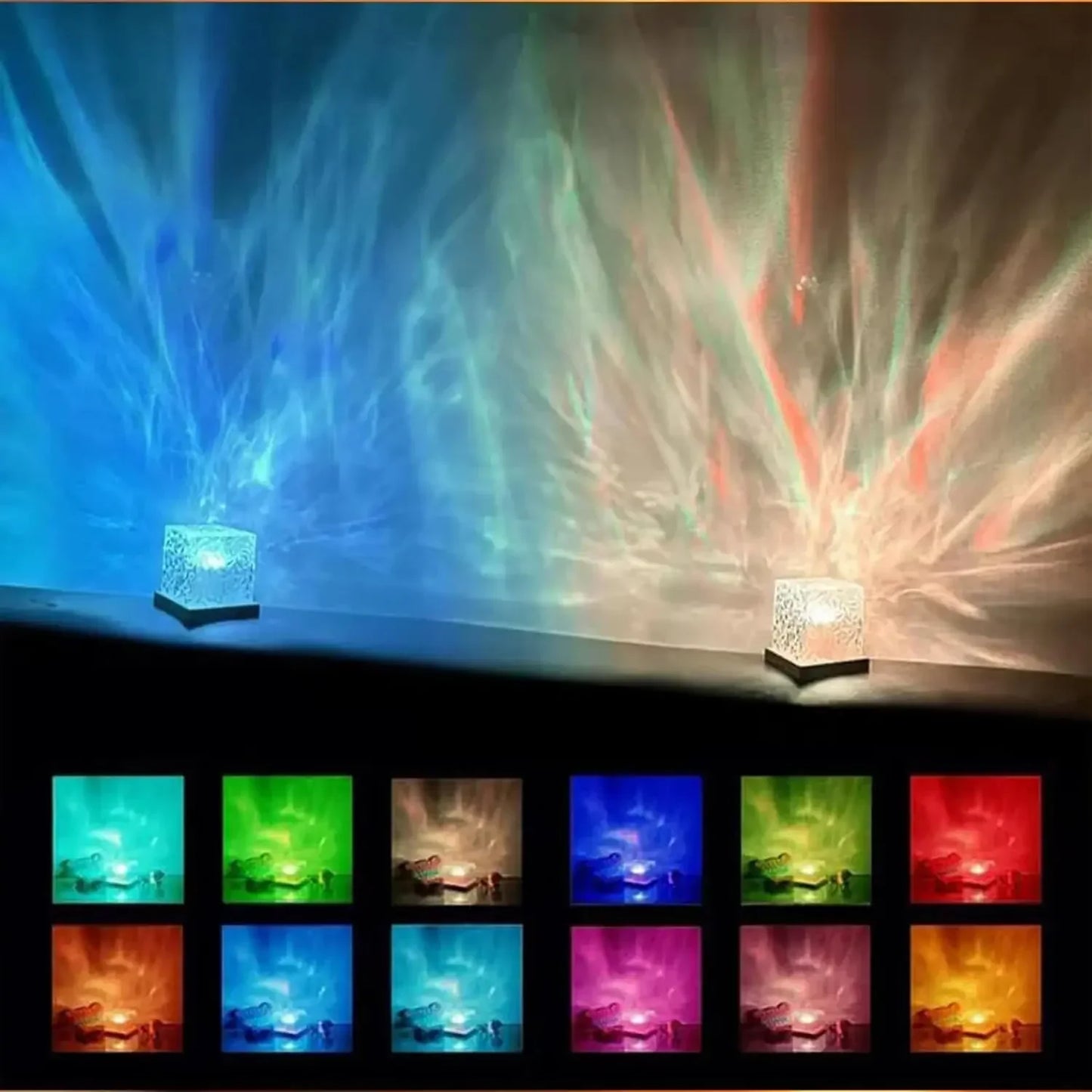 OceanWave™ Projector Crystal Lamp