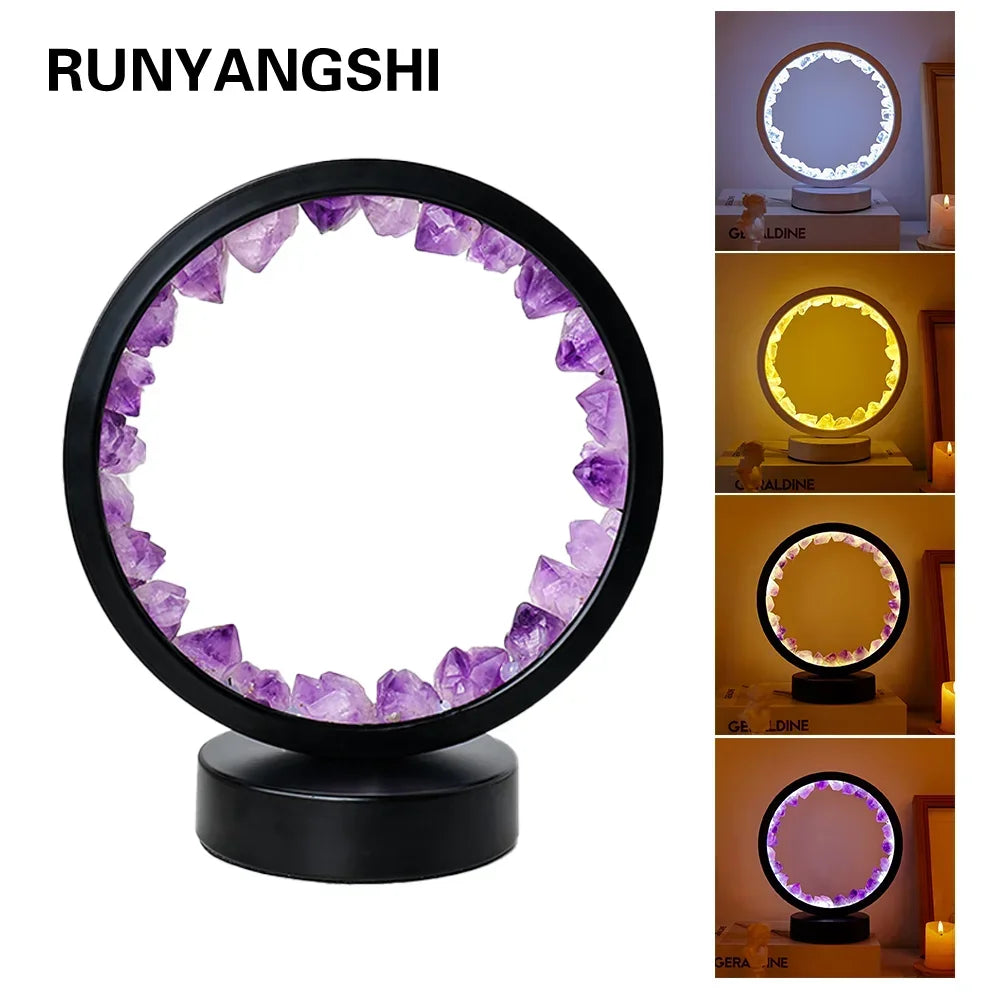 MineralLamp™ Crystal Round Night Light