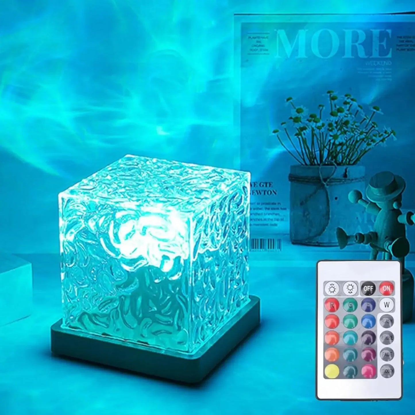 OceanWave™ Projector Crystal Lamp
