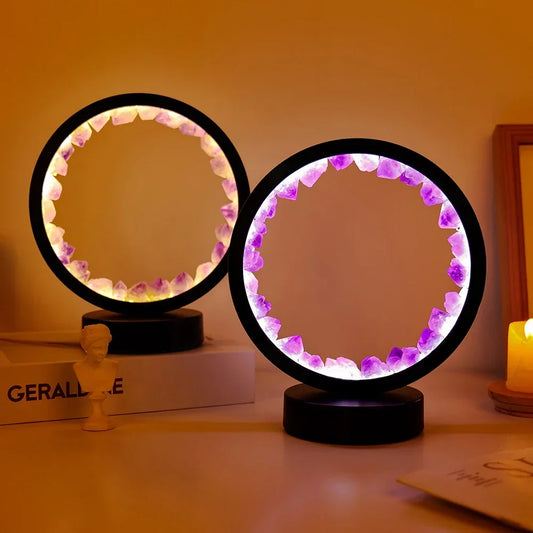 MineralLamp™ Crystal Round Night Light